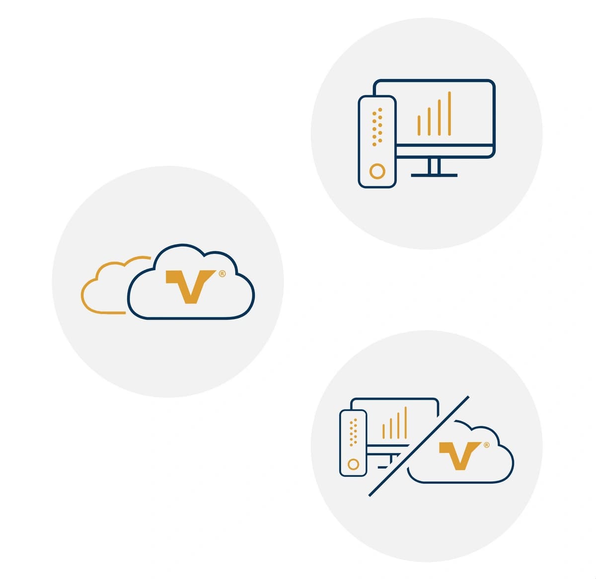 Symbole der Vistex-Technologie