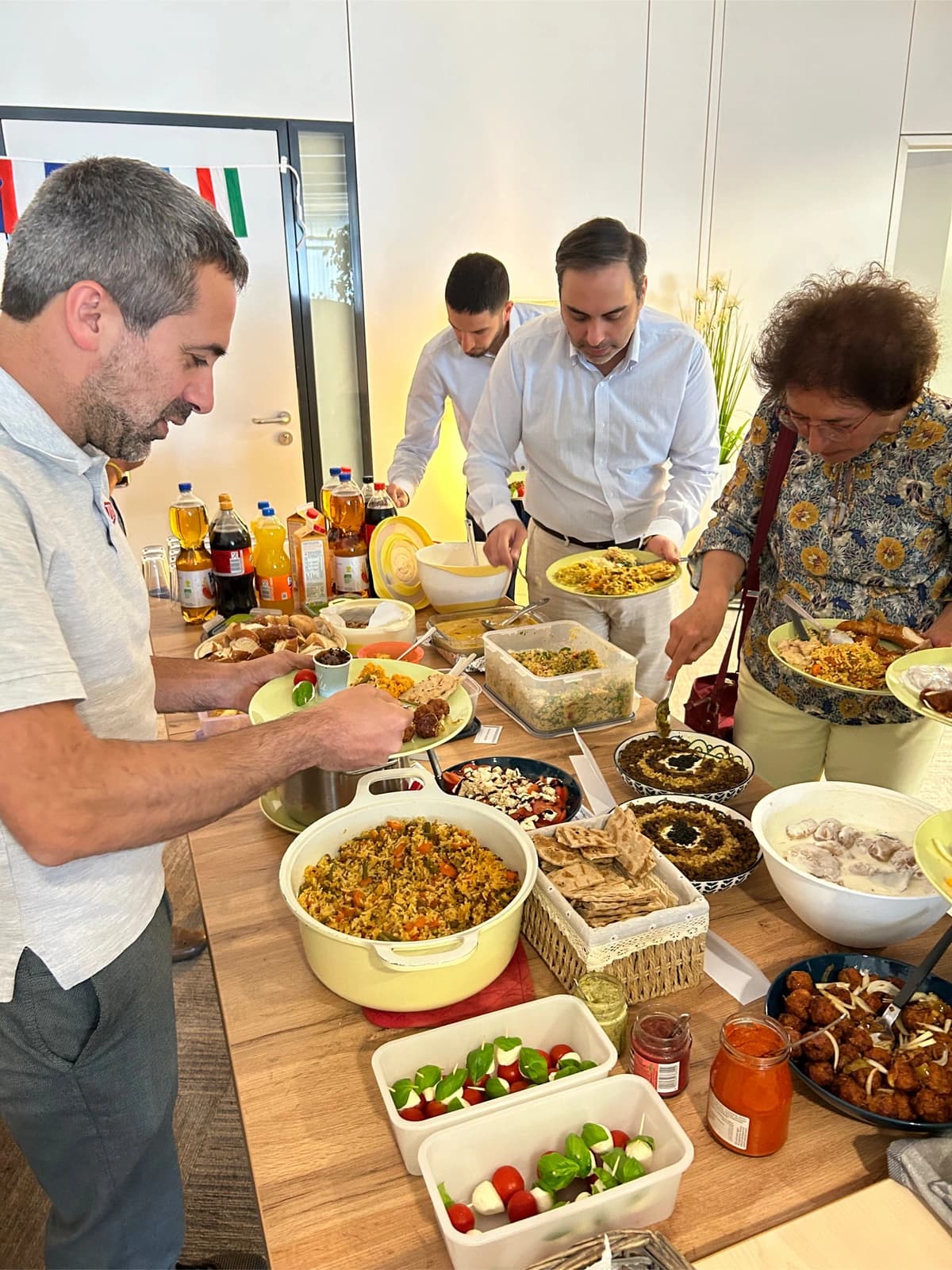 Vistex employee potluck