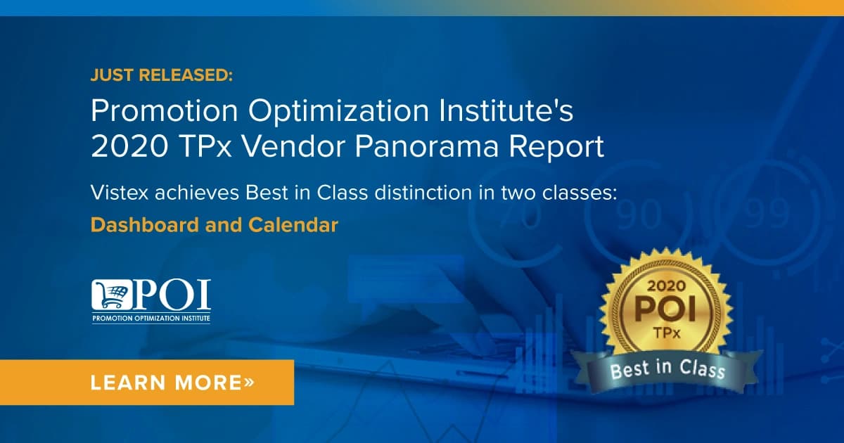 New UX from Vistex Offers Closed-Loop TPx and Earns Two Best-in-Class Distinctions: Dashboard and Calendar