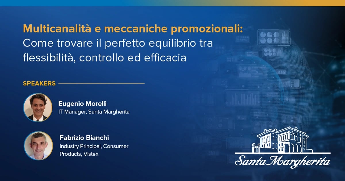 Webinar su richiesta:  Multicanalità e meccaniche promozionali: Come trovare il perfetto equilibrio tra flessibilità, controllo ed efficacia