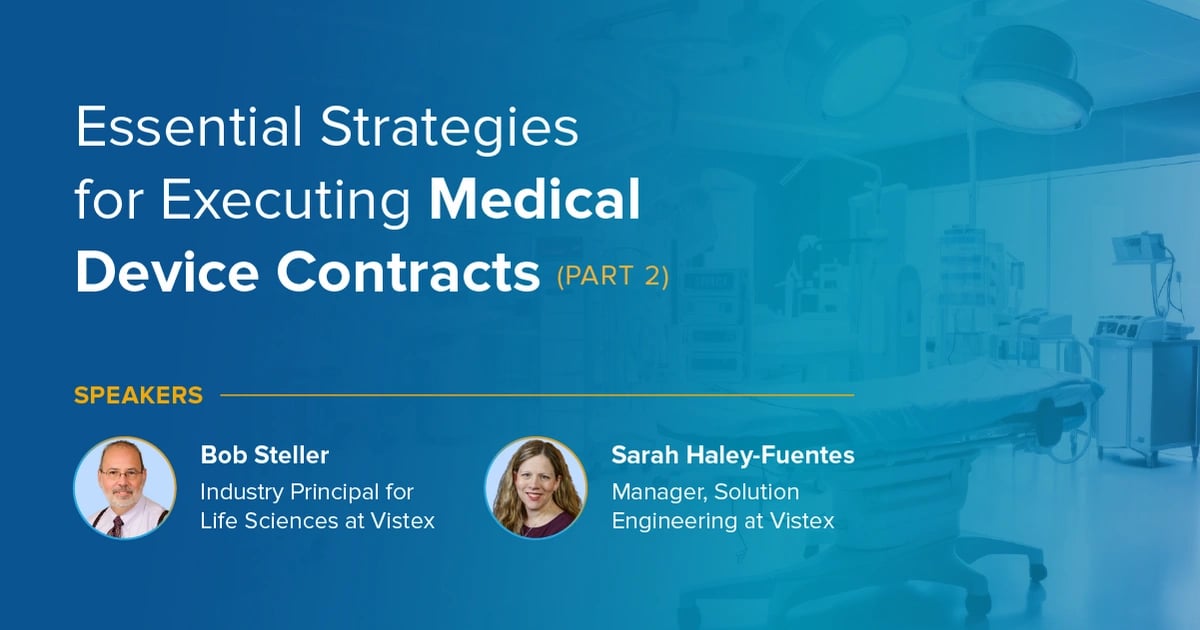 Webinar: On-Demand:  Essential Strategies for Executing Medical Device Contracts featured image