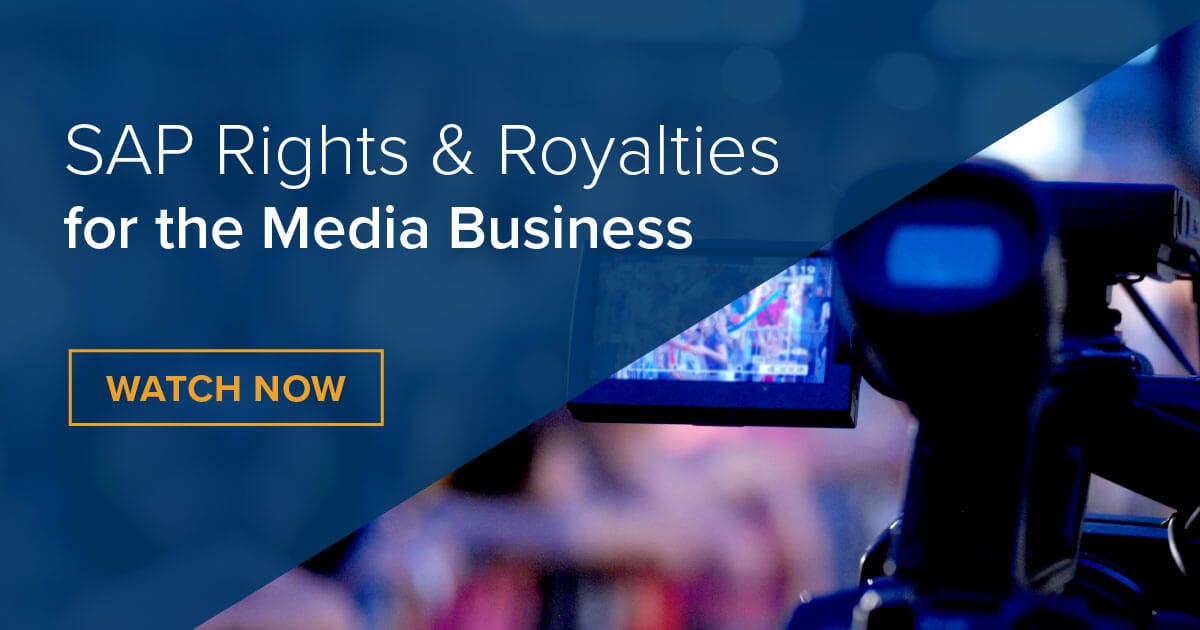 Webinar: On-Demand:  Easily Monetize Your Rights and Royalties with SAP S/4HANA