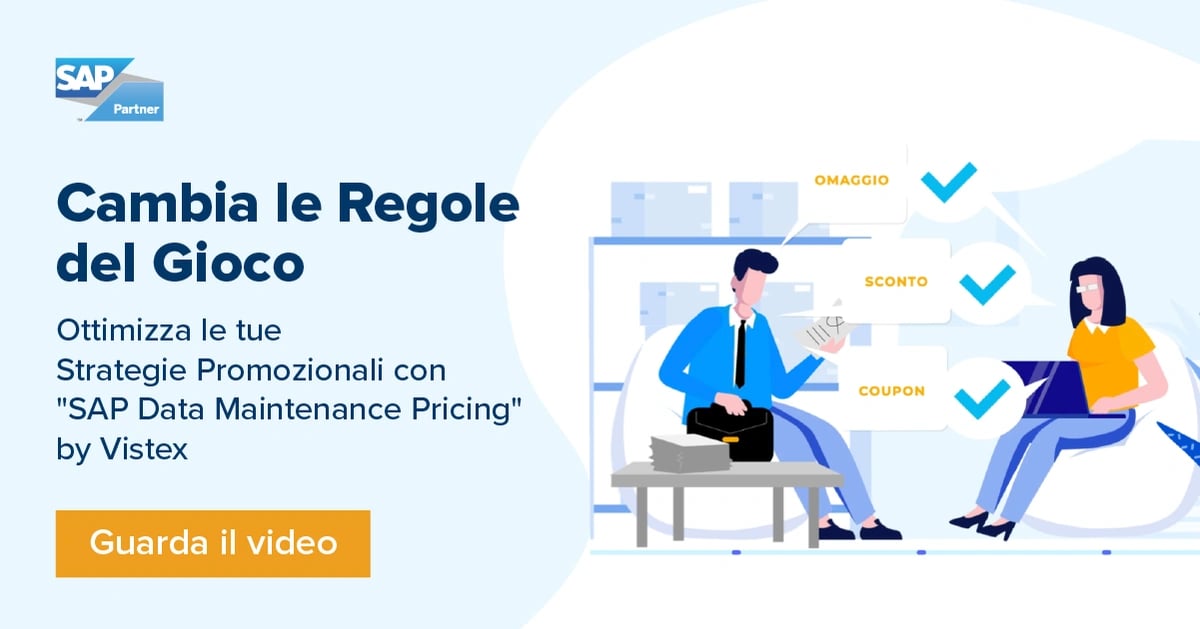 Video:  Ottimizza le tue strategie promozionali con "SAP Data Maintenance Pricing" by Vistex