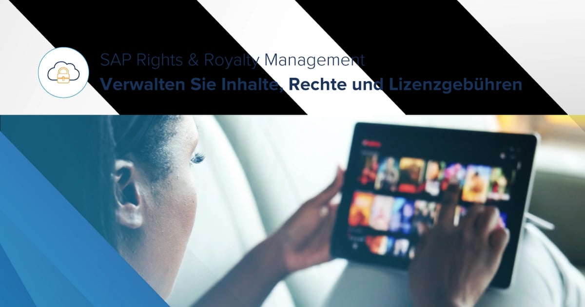 Video:   SAP Rights & Royalty Management: Verwalten Sie Inhalte, Rechte und Lizenzgebühren