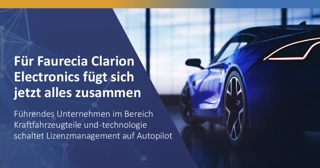 Fallstudie:   Für Faurecia Clarion Electronics fügt sich jetzt alles zusammen