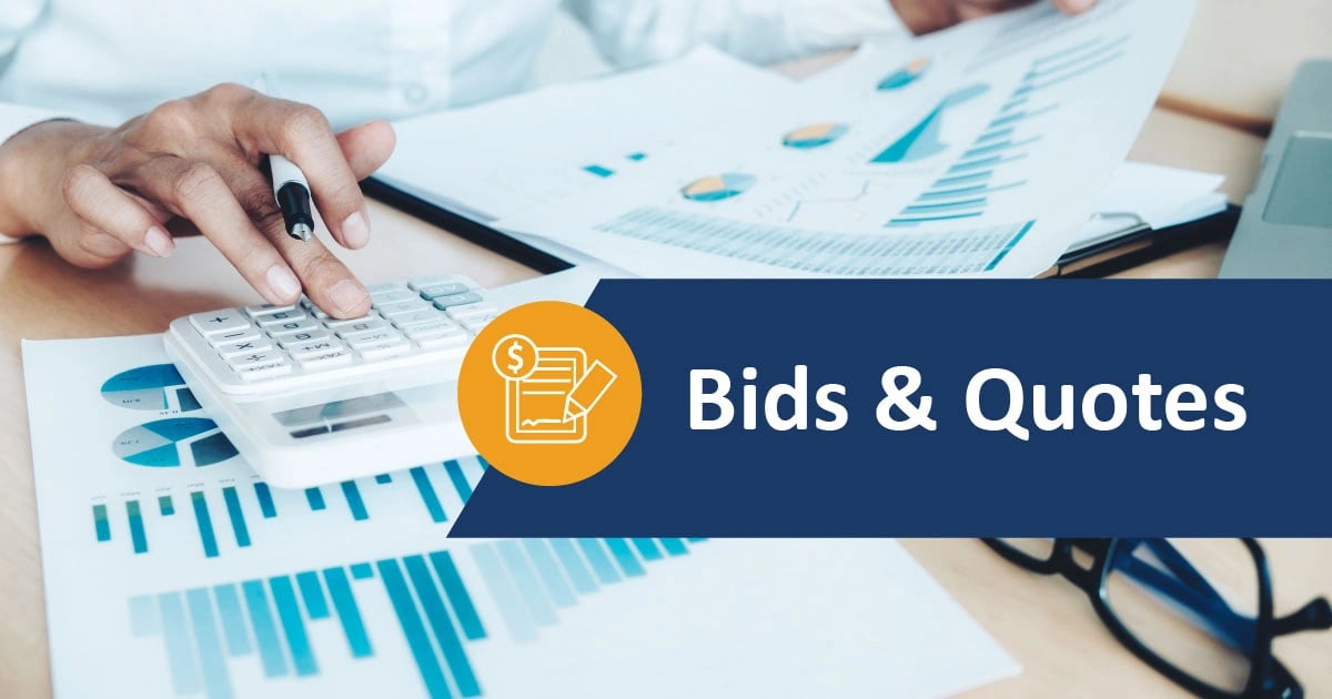 Brochure:  Bids & Quotes