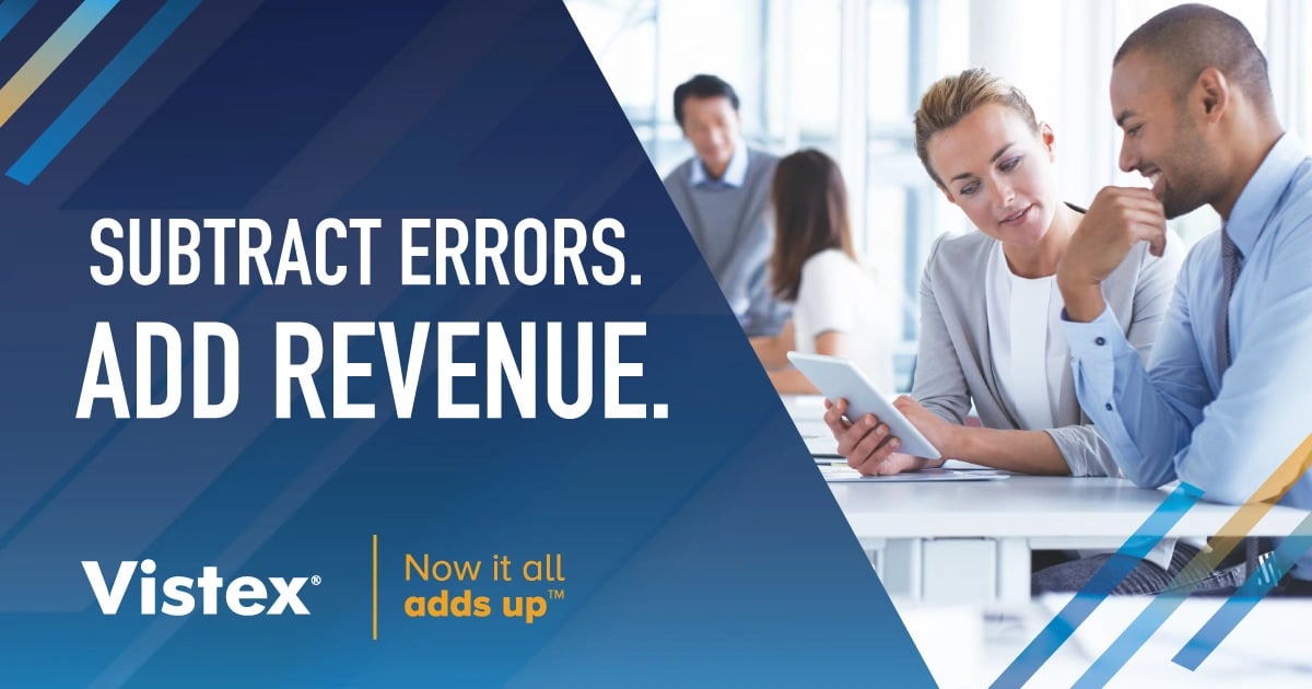 Brochure:  Vistex - Subtract Errors. Add Revenue