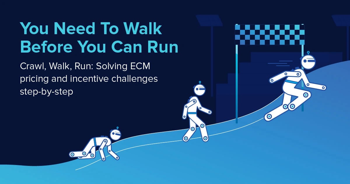 Infographic:  Solving ECM Pricing and incentive challenges step-by-step