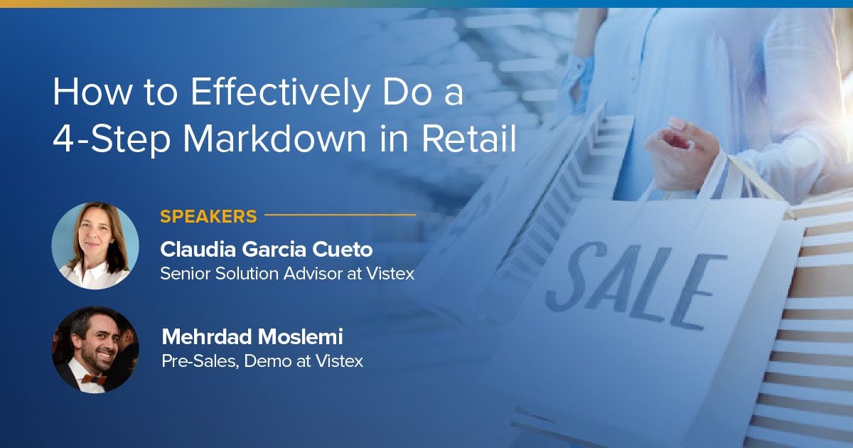 Webinar: On-Demand:  Retail Markdown Strategies