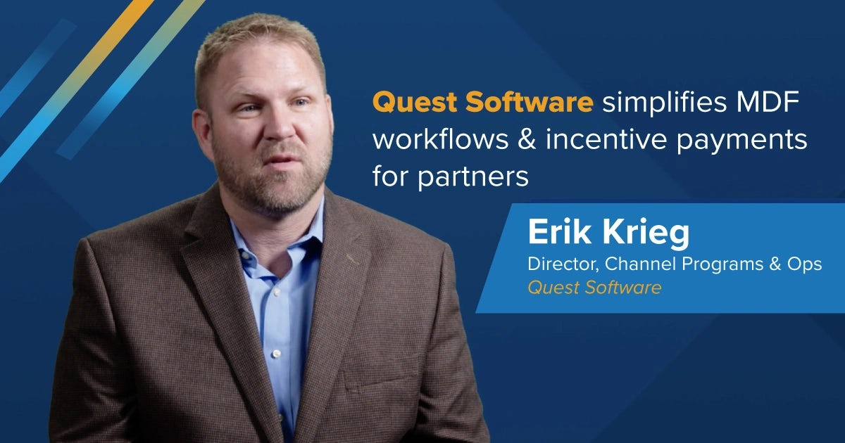 Video:  Quest Software simplifies MDF workflows & incentive payments for partners