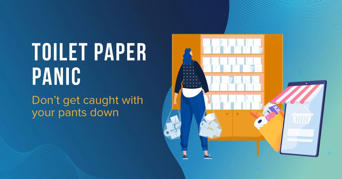 Infographic:  Toilet Paper Panic: Don't get caught with your pants down