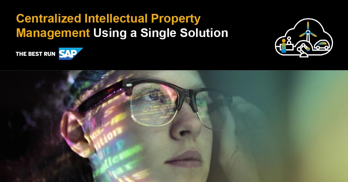 Brochure:  Centralized Intellectual Property Management with SAP
