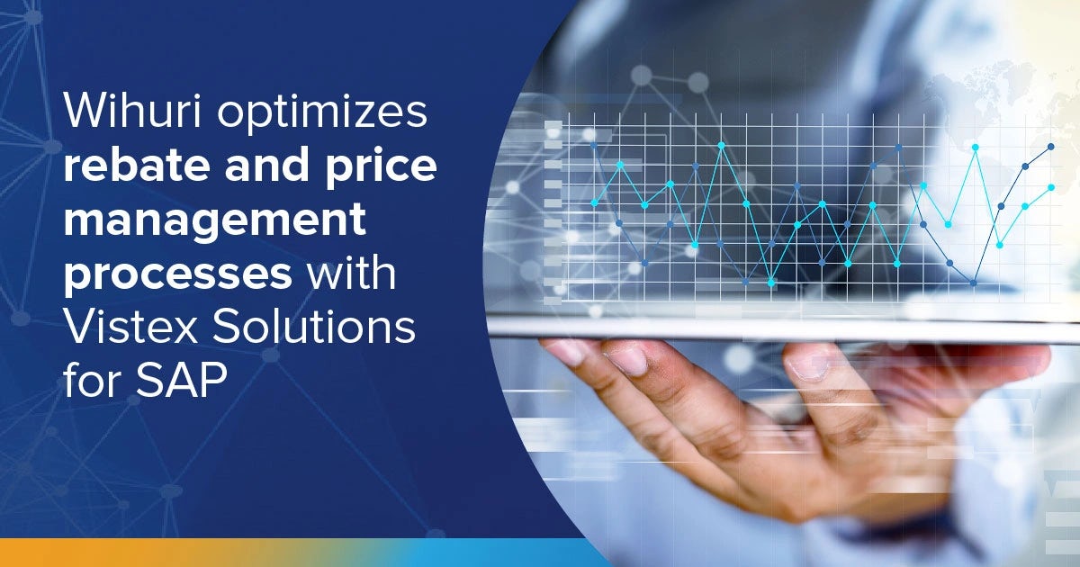 Case Study:  Wihuri optimizes rebate and price management processes with Vistex Solutions for SAP