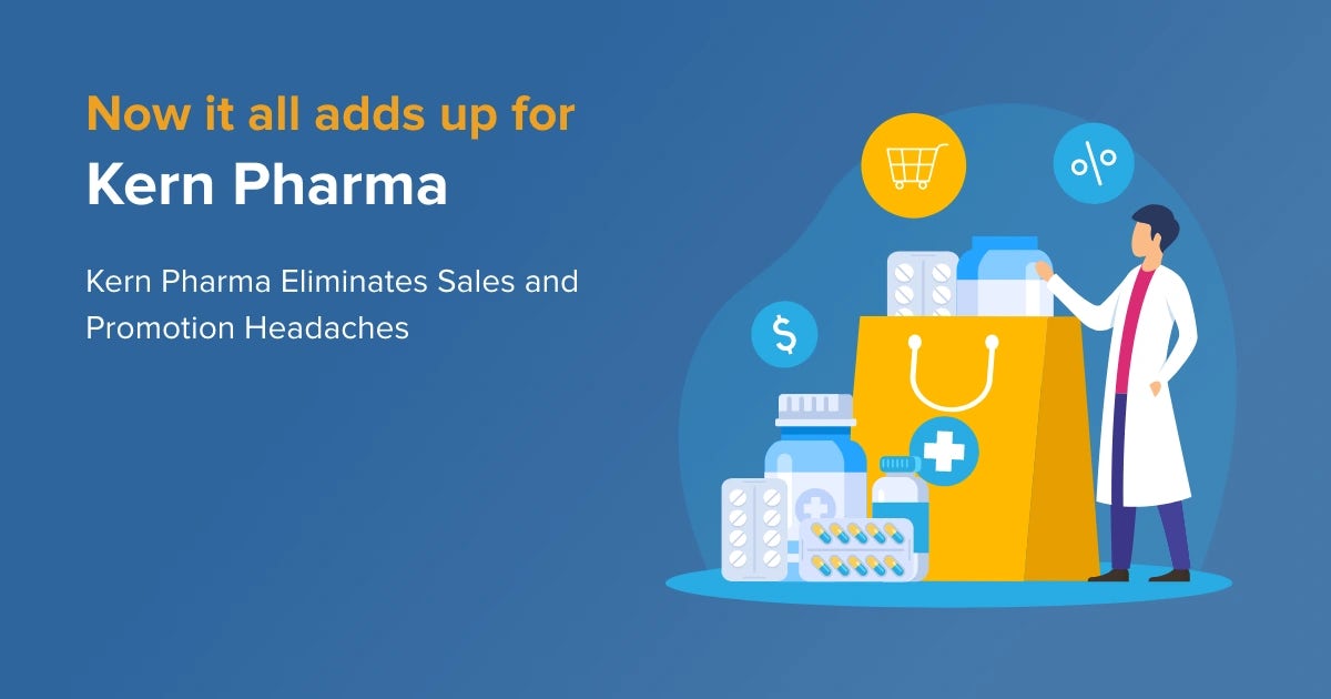 Case Study:   Kern Pharma Eliminates Sales and Promotion Headaches
