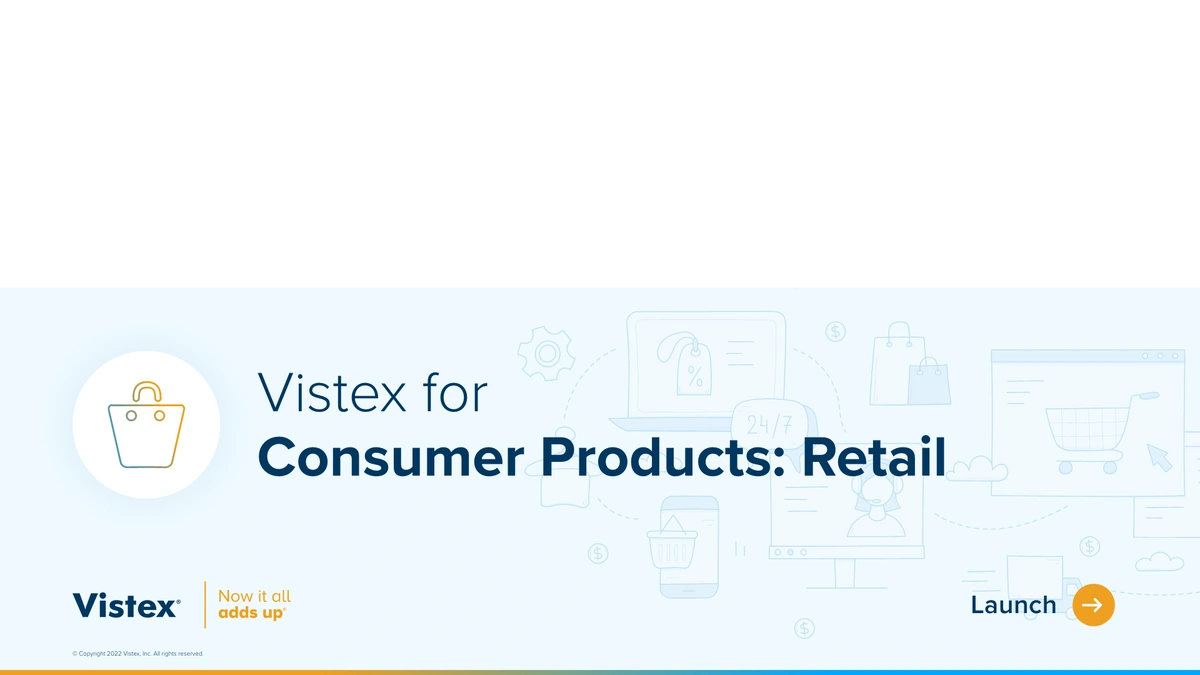 Vistex for Consumer Products: Retail